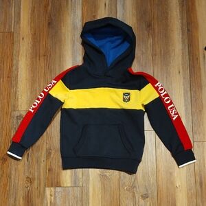 Boy's Polo Ralph Lauren Color Block Hoodie - Sz. 6